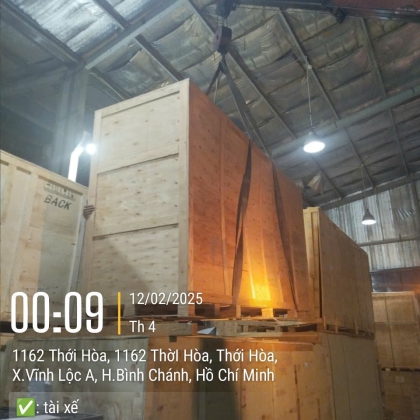 Xe cẩu vận chuyển hàng hóa HA036